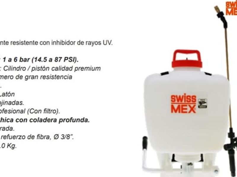 Aspersora Manual Mochila 15 L México
