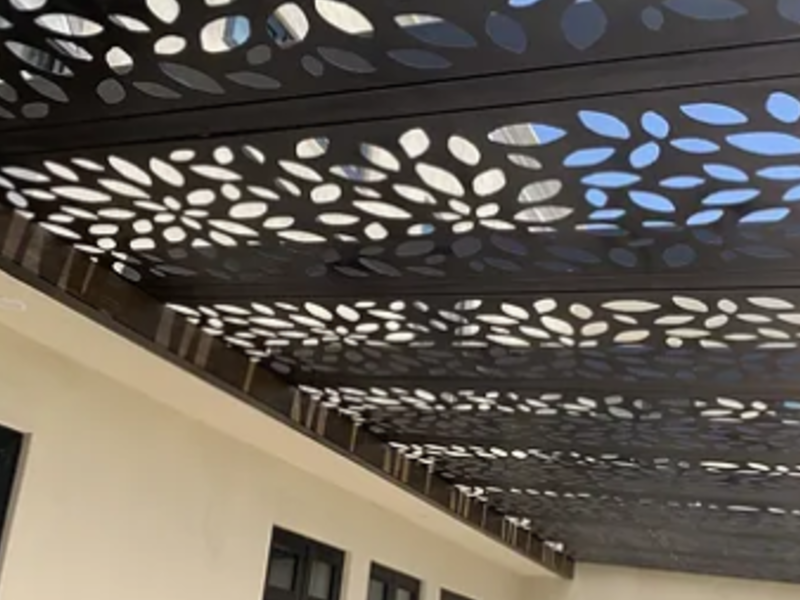 Estructura pérgolas hierro Mazatlan