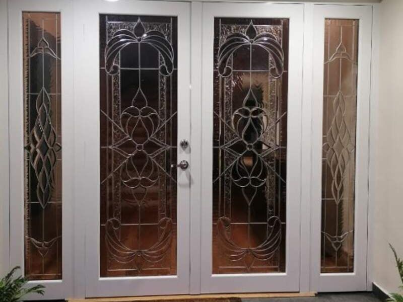 Vitrales biscelados hechos de Zinc México
