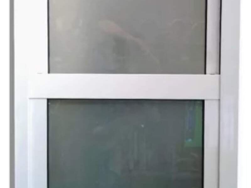 Ventana de aluminio tipo guillotina Jaltenco