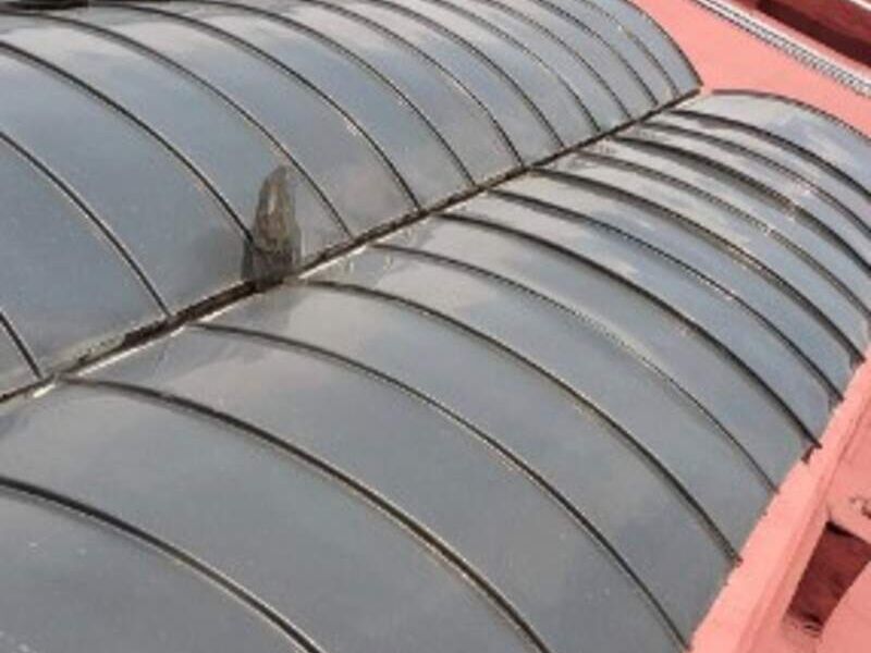 Domo de aluminio y cristal México
