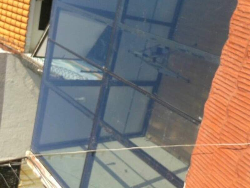 Techo de cristal templado San Martín