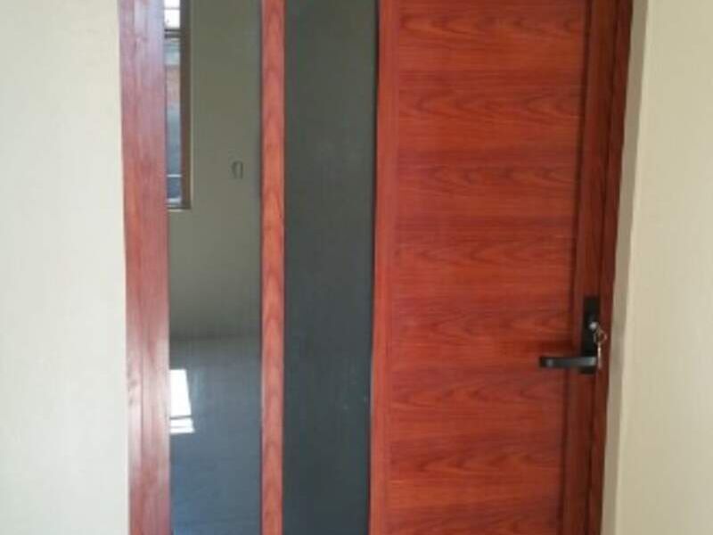 Puerta aluminio Color madera México