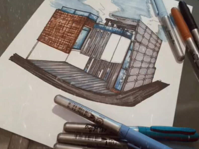 DIBUJO A MANO POTOSI
