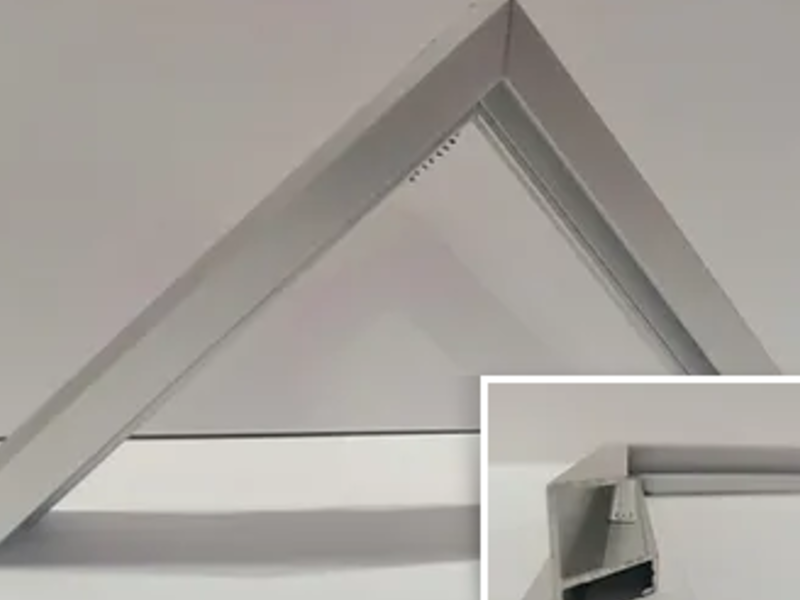 Marco aluminio plata mate CDMX
