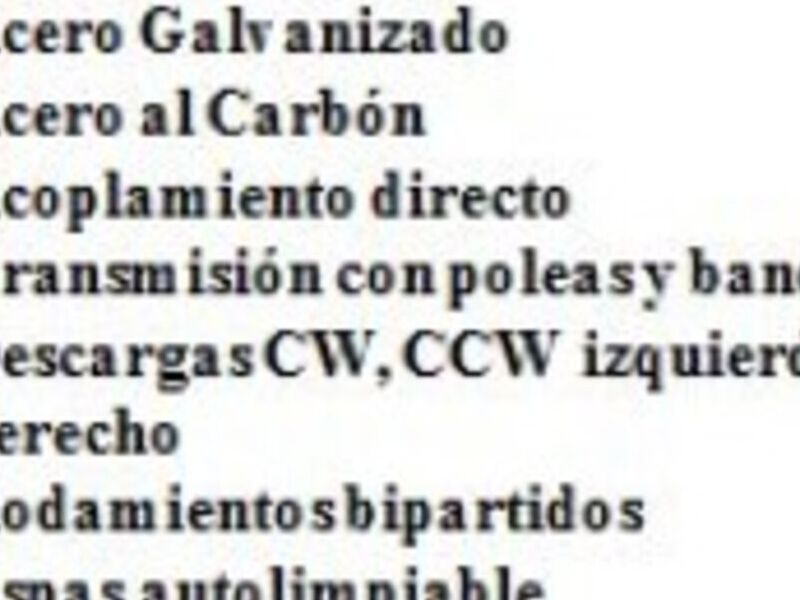 Ventiladores centrífugos en Jalisco