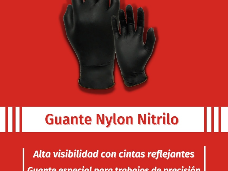 Guante Nylon Nitrilo Monterrey