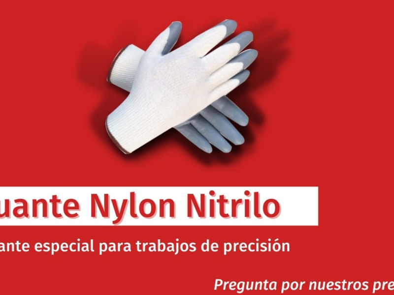 Guante Nylon Nitrilo México