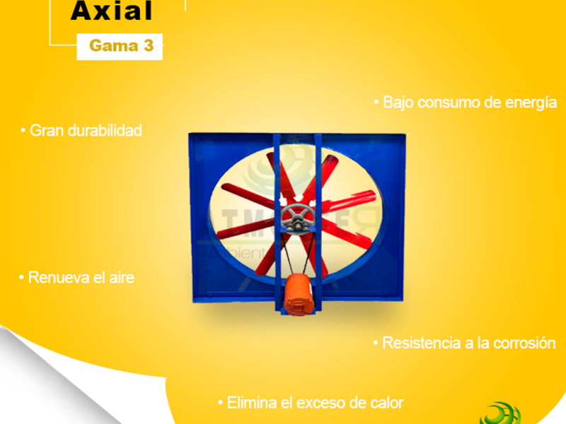extractor  axial de pared