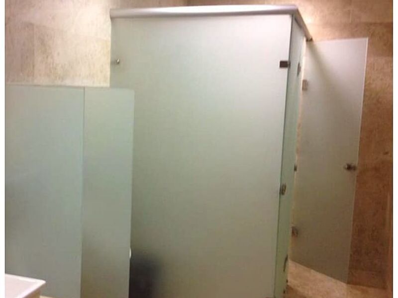 Cancel de baño vidrio esmerilado Colima