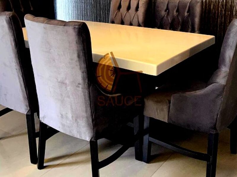 Mesa Comedor Marmol Monterrey