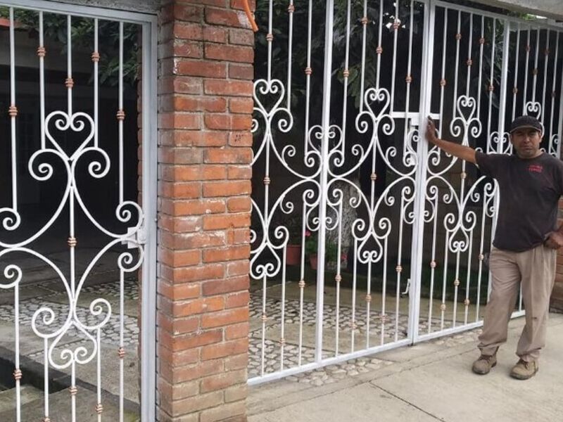 Puerta aluminio de paso Ozumba