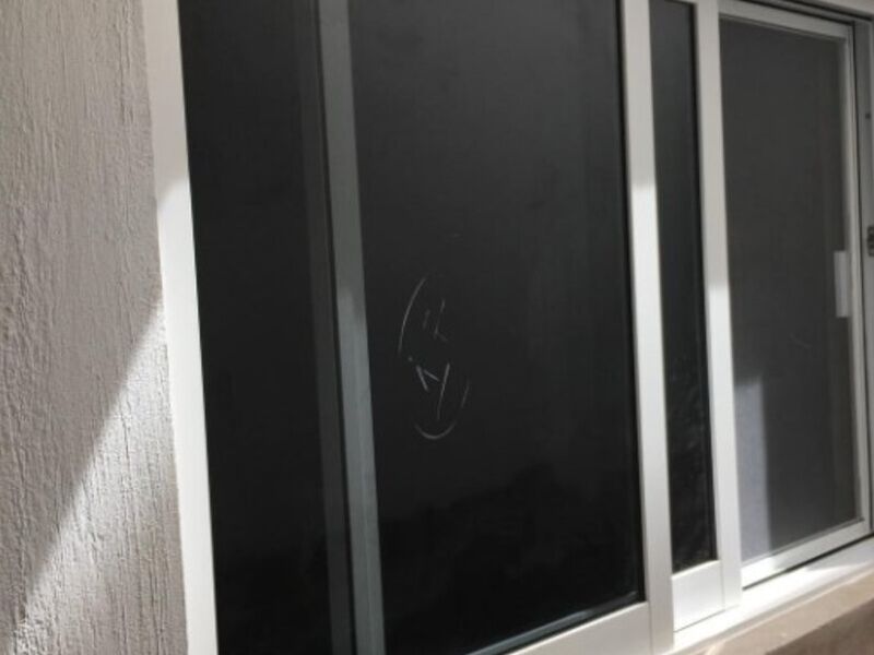 Ventana corrediza de aluminio blanco Jalisco