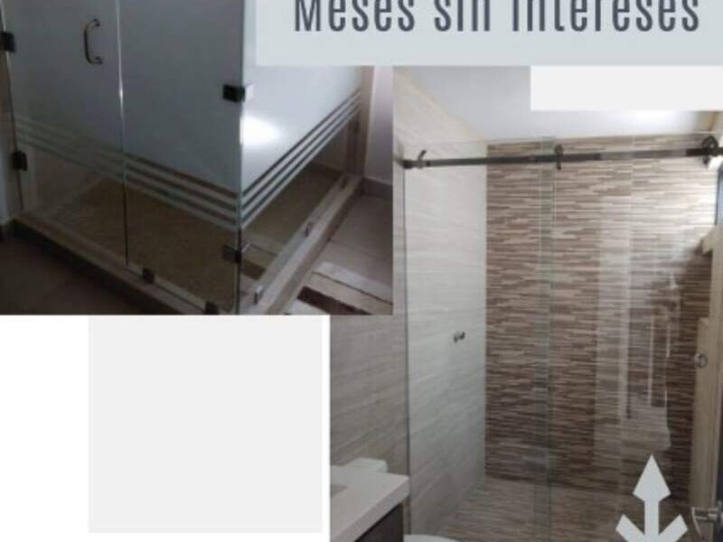 Cancel para baño vidrio templado Hermosillo