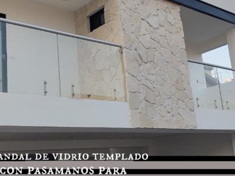Barandal de vidrio templado Sonora