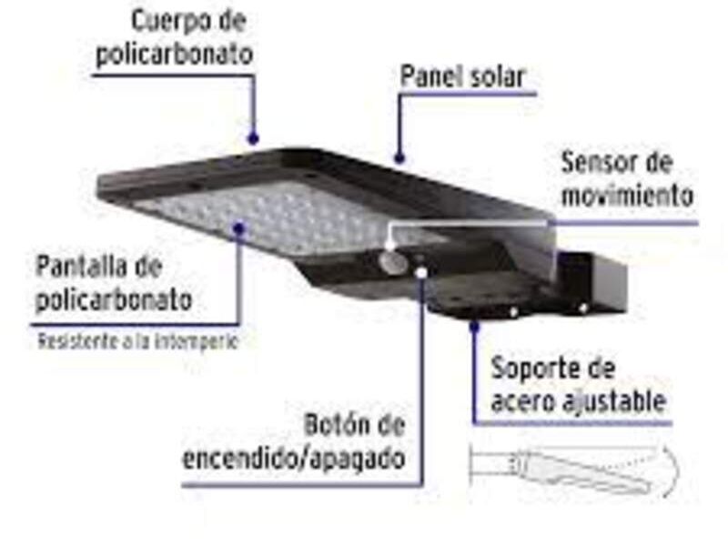 Luminario Suburbano Solar Celaya