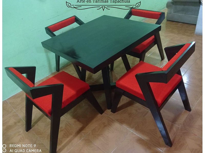  Comedor para 4 personas Chiapas Arte En Tarimas Tapachula