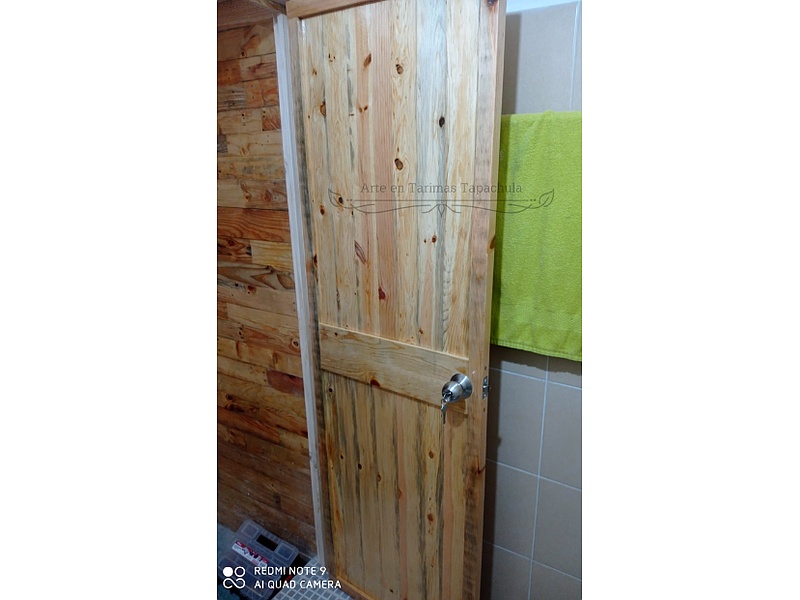 puerta de madera de pino Chiapas Arte En Tarimas Tapachula