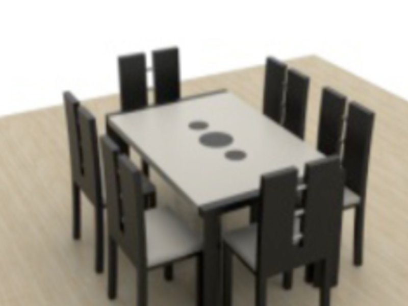 Comedor negro Culiacán