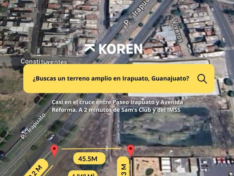 Terreno venta Reforma Irapuato