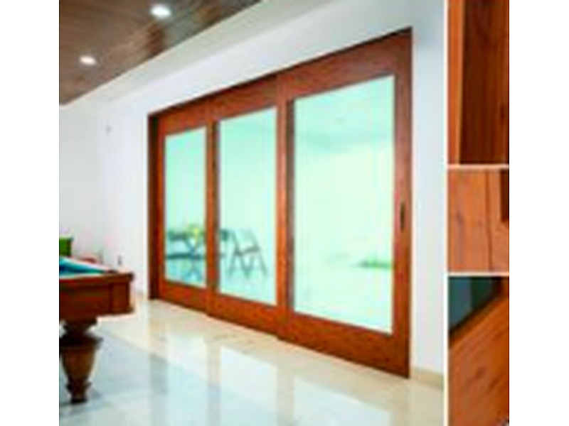 Perfilería de madera en ventana México VIDRIERIA MATAMOROS