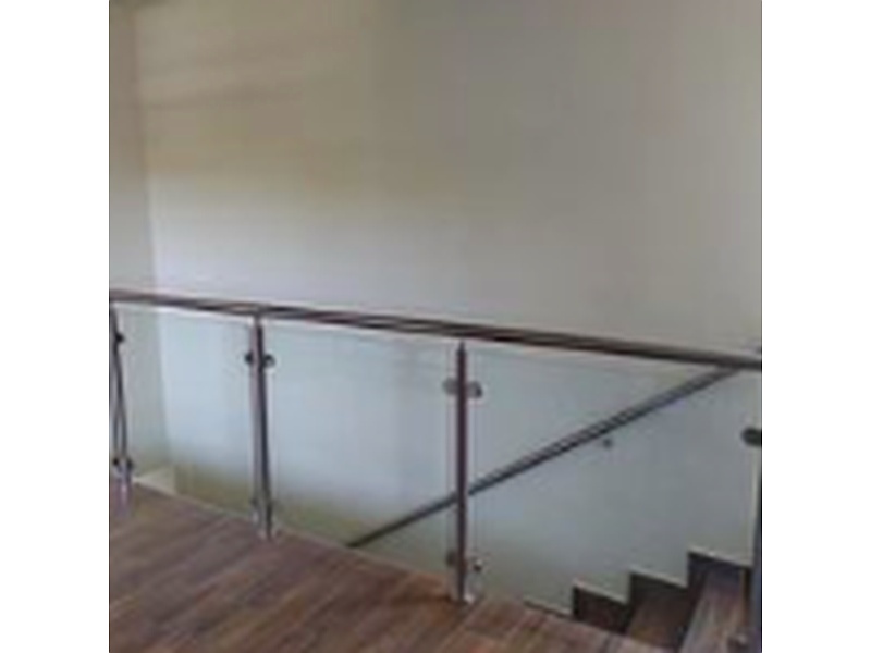 Pasamanos de aluminio en casa México VIDRIERIA MATAMOROS