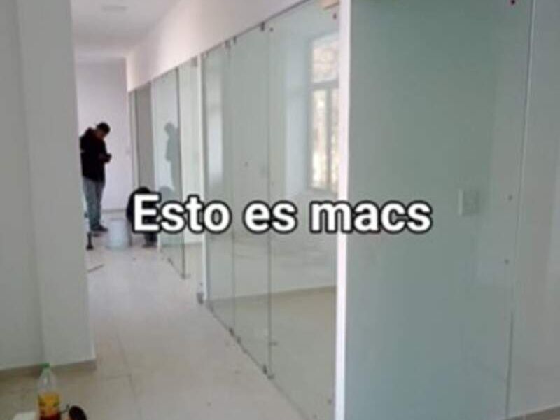 Puertas de acceso vidrio templado CDMX