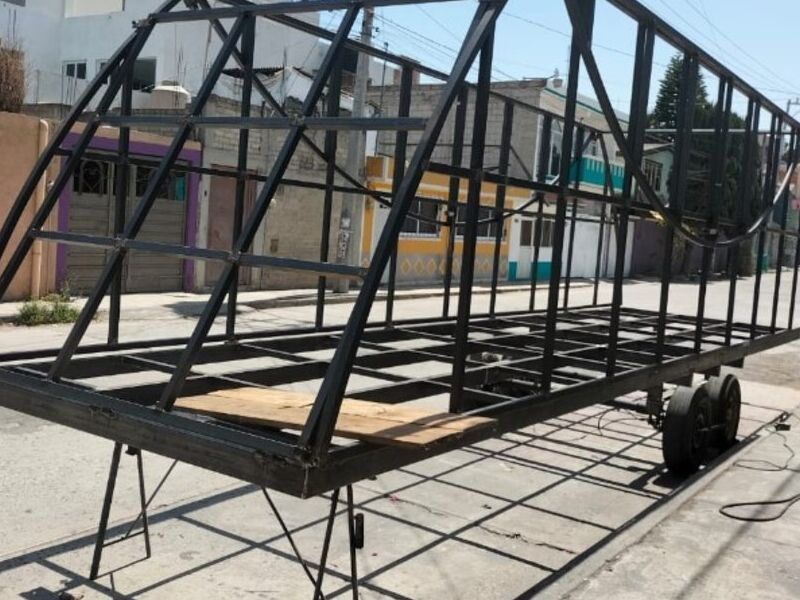 Remolque aluminio tipo escenario Toluca