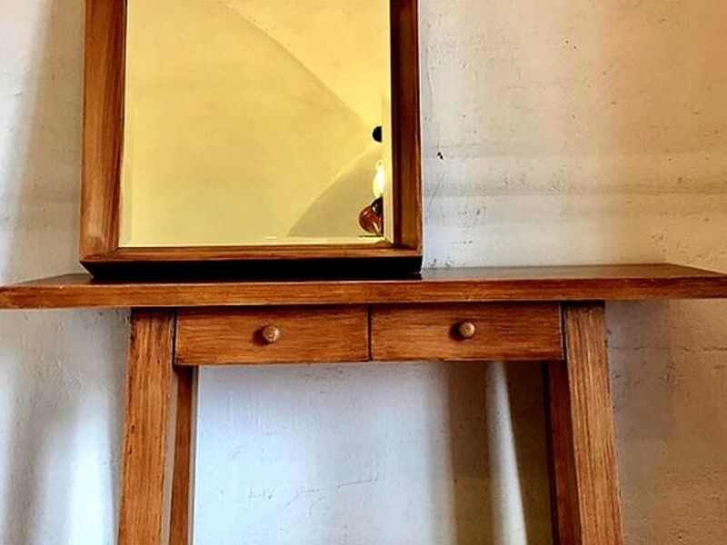 Consola Madera Espejo México