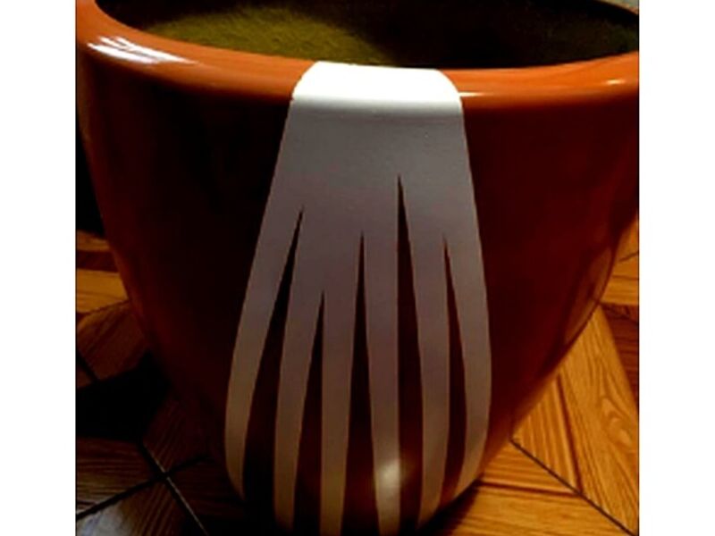 Maceta decorativa Naranja Mexico