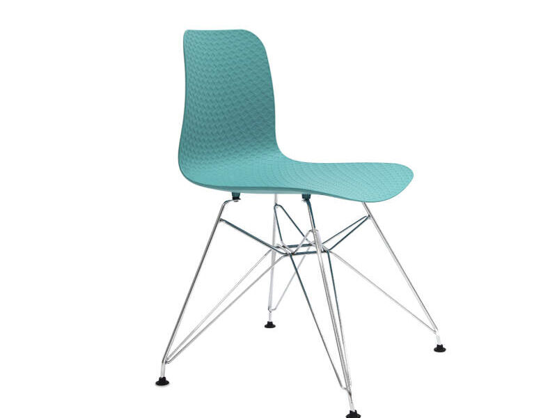 Silla multiusos base cromada Tremain