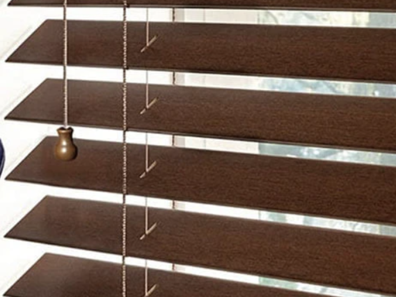 Persiana Horizontal Madera Querétaro