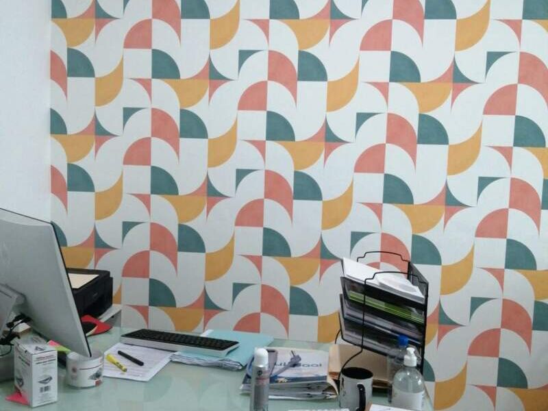 Papel Tapiz Bicolor México
