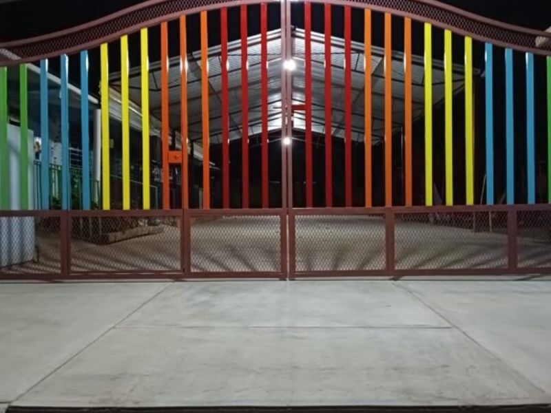 Cerca de aluminio Tlacochahuaya