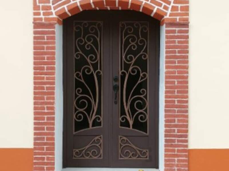 Puerta de herrería Oaxaca