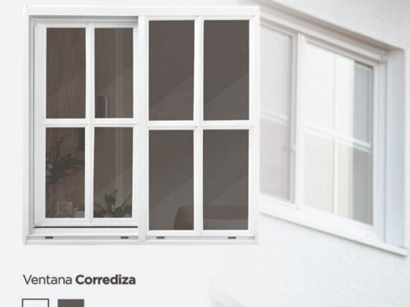 Ventana corrediza aluminio Oaxaca