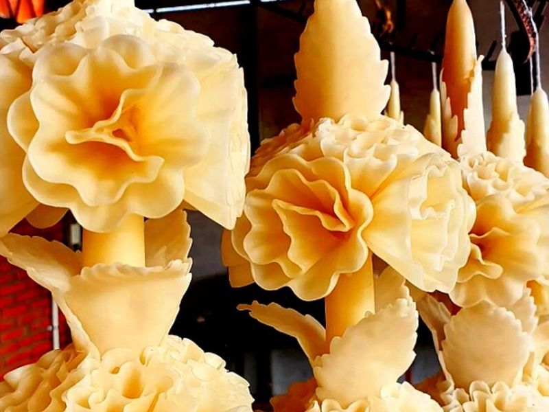 Vela Flores Blanca Oaxaca