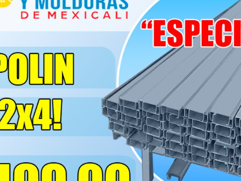 Polín 2x4 Mexicali