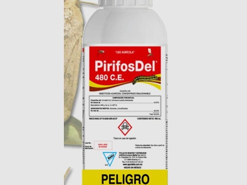 Insecticida PIRIFOSDEL MR 480 CE México