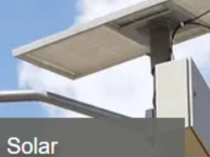 Sistema Asilado Luminaria Solar México