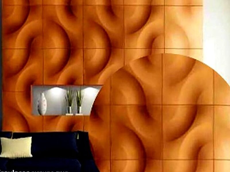 Panel 3D Marron Tabasco