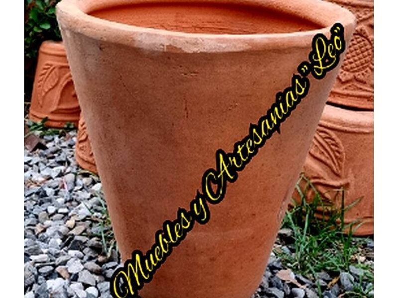 Maceta Barro Cono Tabasco