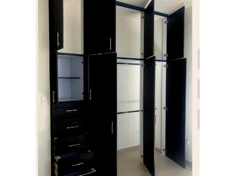  Closet Vestidor MDF Negro Saltillo