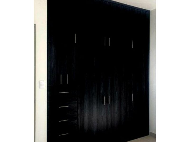 Closet En Melamina Negro Saltillo