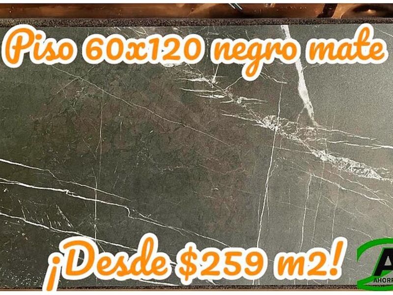 Piso negro mate México