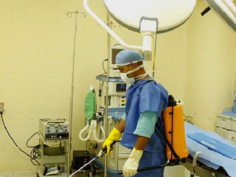 Fumigación en Hospitales México