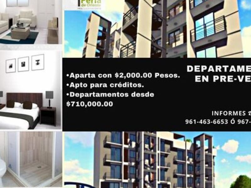 Preventa departamentos Chiapas