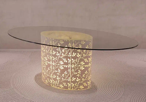 MESA COMEDOR LEAVES CON LUZ