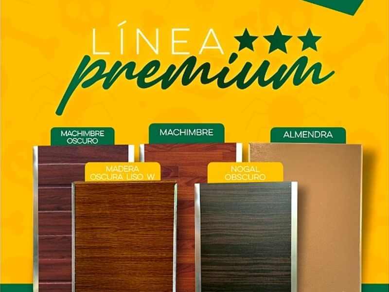 Portones con material MACHIMBRE OSCURO México