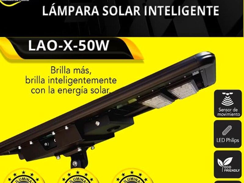 Lampara solar Reynosa
